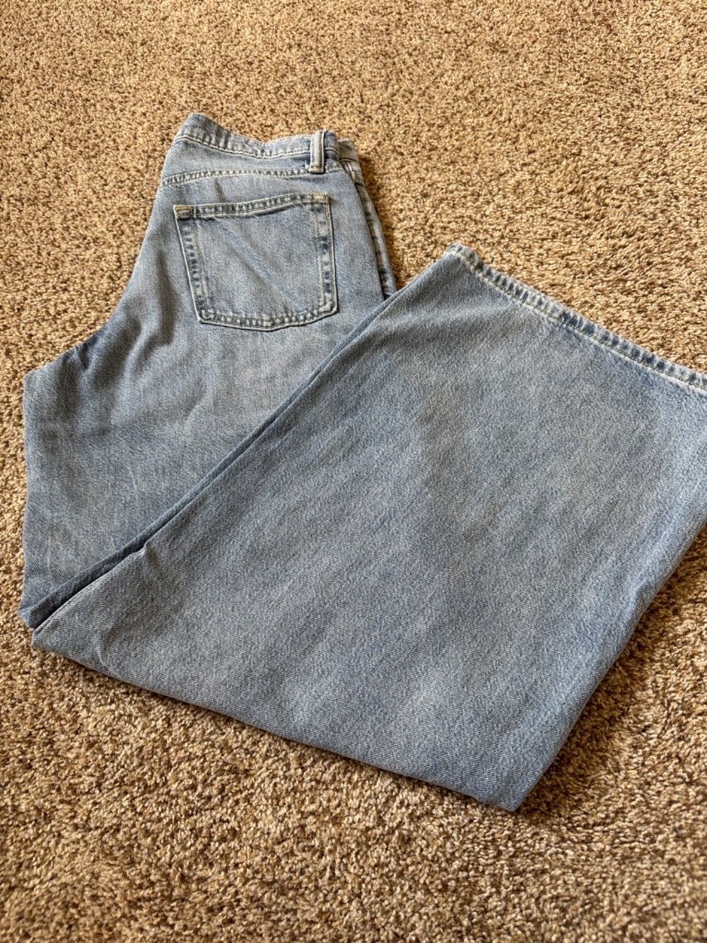 SUPER SOFT BAGGY MIDRISE GAP JEANS